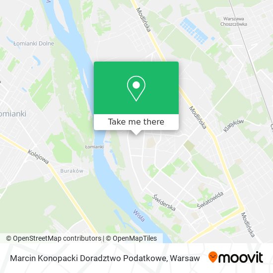 Marcin Konopacki Doradztwo Podatkowe map