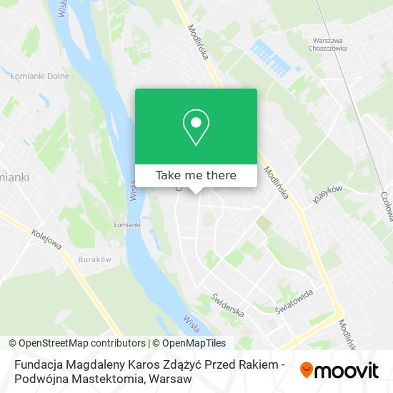 Fundacja Magdaleny Karos Zdążyć Przed Rakiem - Podwójna Mastektomia map