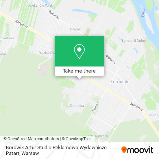 Borowik Artur Studio Reklamowo Wydawnicze Patart map