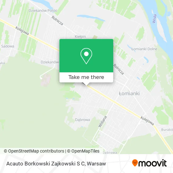 Карта Acauto Borkowski Zajkowski S C