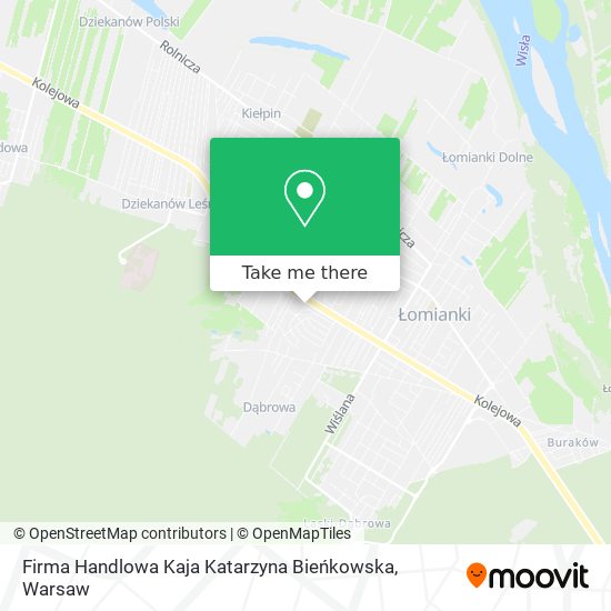 Firma Handlowa Kaja Katarzyna Bieńkowska map