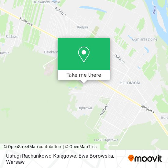 Usługi Rachunkowo-Księgowe. Ewa Borowska map