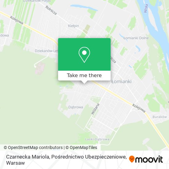 Czarnecka Mariola, Pośrednictwo Ubezpieczeniowe map