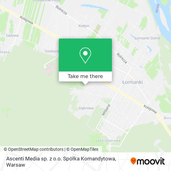 Ascenti Media sp. z o.o. Spółka Komandytowa map