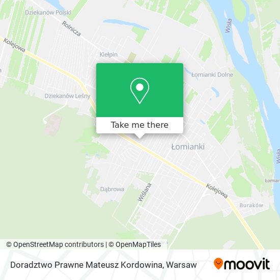 Doradztwo Prawne Mateusz Kordowina map