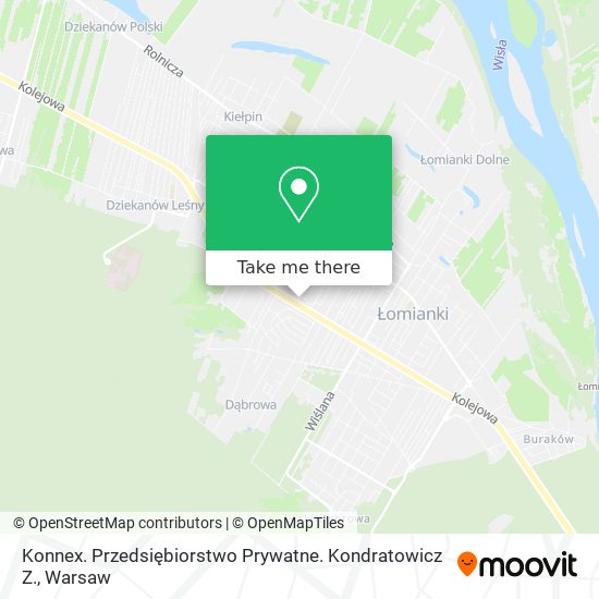 Карта Konnex. Przedsiębiorstwo Prywatne. Kondratowicz Z.