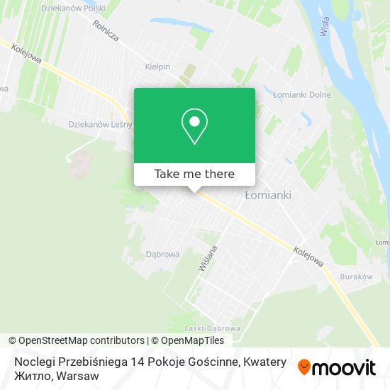 Noclegi Przebiśniega 14 Pokoje Gościnne, Kwatery Житло map