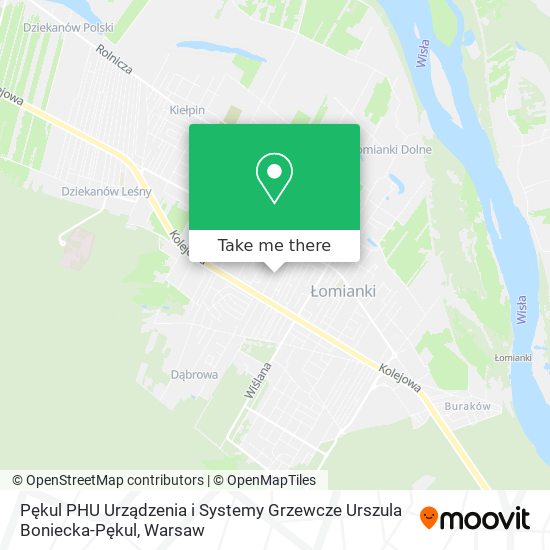 Pękul PHU Urządzenia i Systemy Grzewcze Urszula Boniecka-Pękul map