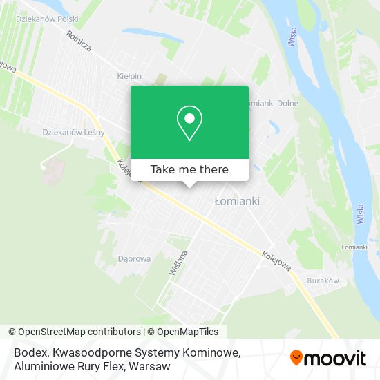 Bodex. Kwasoodporne Systemy Kominowe, Aluminiowe Rury Flex map