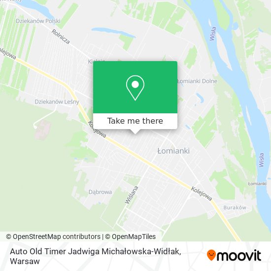 Auto Old Timer Jadwiga Michałowska-Widłak map