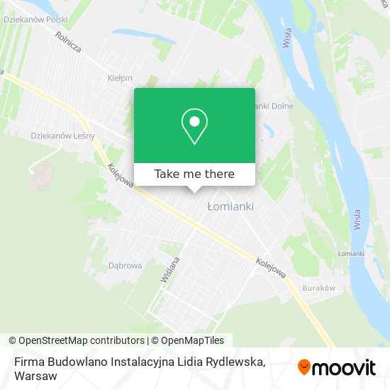 Firma Budowlano Instalacyjna Lidia Rydlewska map