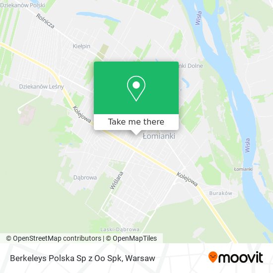 Berkeleys Polska Sp z Oo Spk map