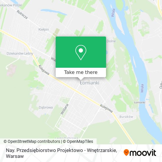 Nay. Przedsiębiorstwo Projektowo - Wnętrzarskie map