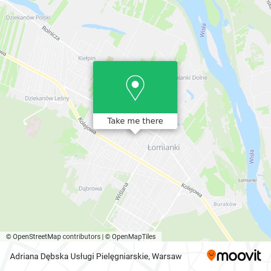 Adriana Dębska Usługi Pielęgniarskie map