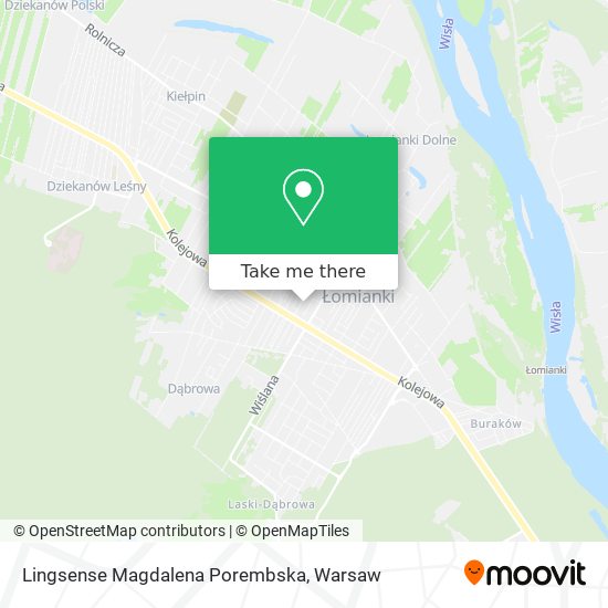 Lingsense Magdalena Porembska map