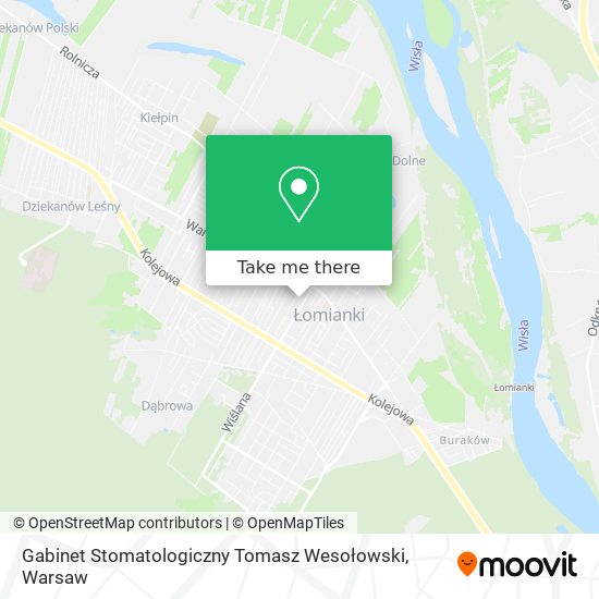 Gabinet Stomatologiczny Tomasz Wesołowski map