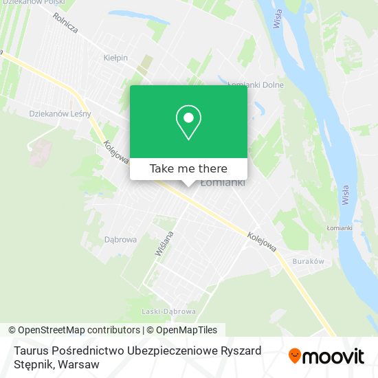 Taurus Pośrednictwo Ubezpieczeniowe Ryszard Stępnik map