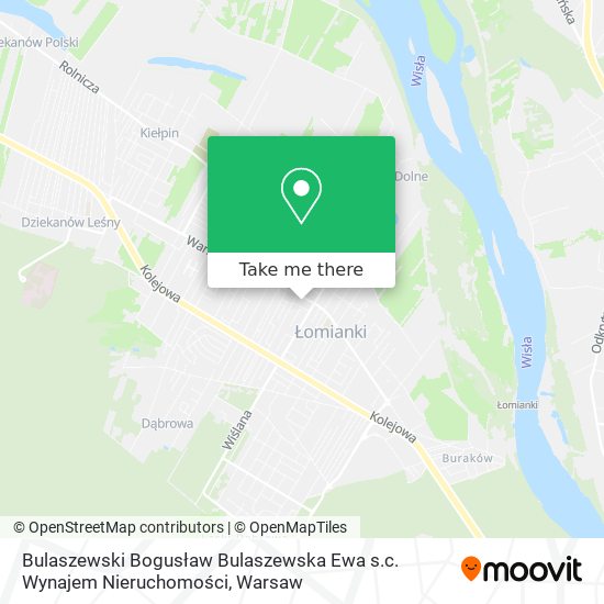 Bulaszewski Bogusław Bulaszewska Ewa s.c. Wynajem Nieruchomości map