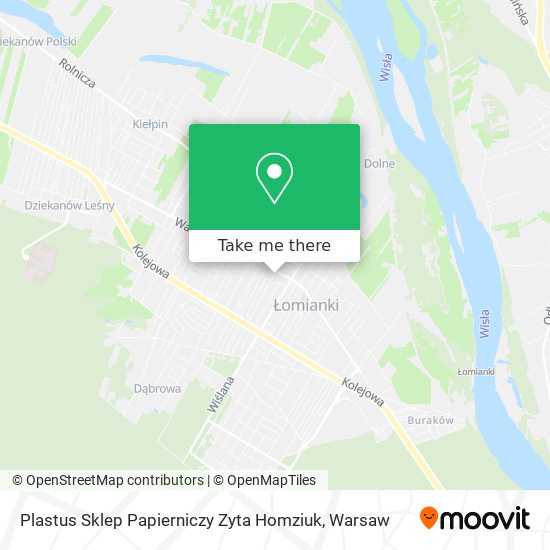 Plastus Sklep Papierniczy Zyta Homziuk map