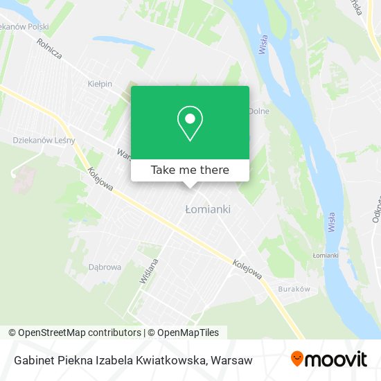 Gabinet Piekna Izabela Kwiatkowska map