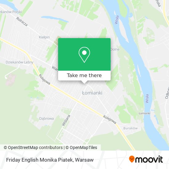 Friday English Monika Piatek map