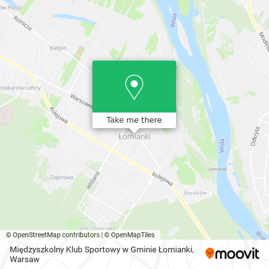 Międzyszkolny Klub Sportowy w Gminie Łomianki map