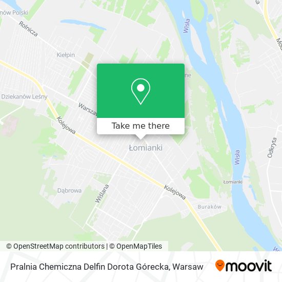 Pralnia Chemiczna Delfin Dorota Górecka map