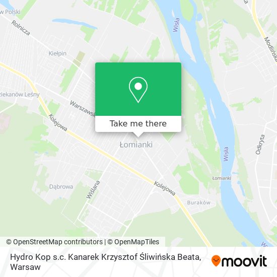 Hydro Kop s.c. Kanarek Krzysztof Śliwińska Beata map