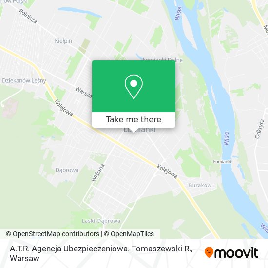 A.T.R. Agencja Ubezpieczeniowa. Tomaszewski R. map