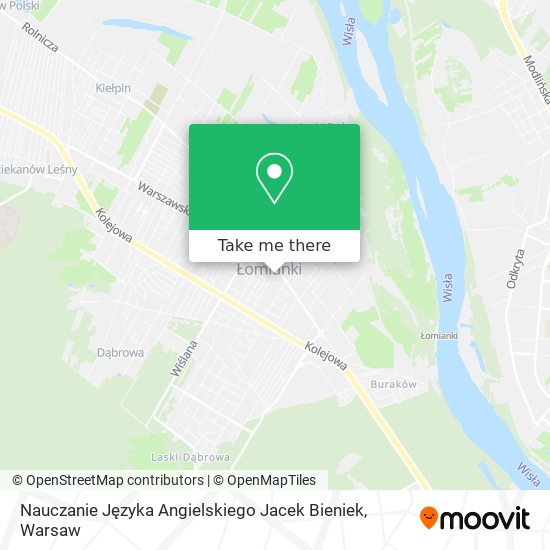 Nauczanie Języka Angielskiego Jacek Bieniek map