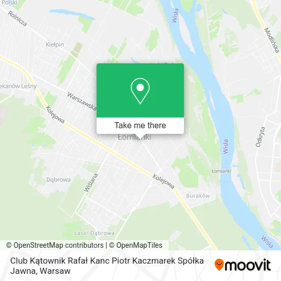 Club Kątownik Rafał Kanc Piotr Kaczmarek Spółka Jawna map
