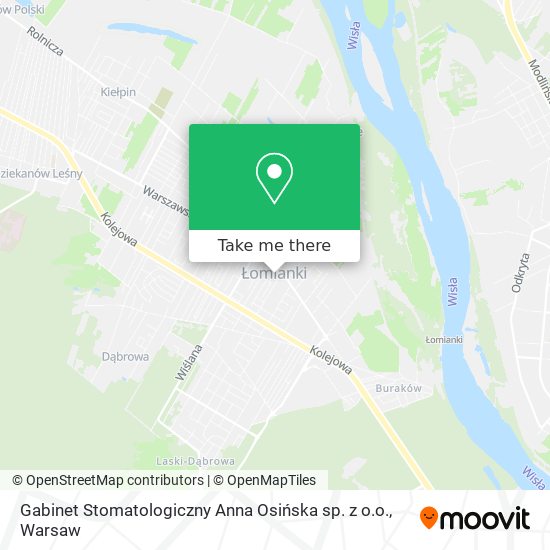 Gabinet Stomatologiczny Anna Osińska sp. z o.o. map