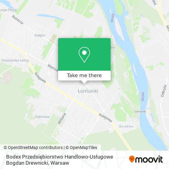 Bodex Przedsiębiorstwo Handlowo-Usługowe Bogdan Drewnicki map