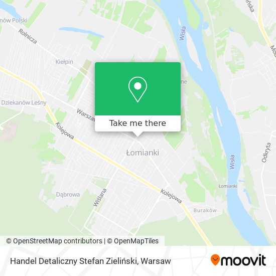 Handel Detaliczny Stefan Zieliński map