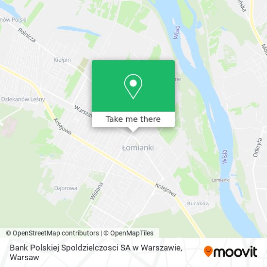 Bank Polskiej Spoldzielczosci SA w Warszawie map