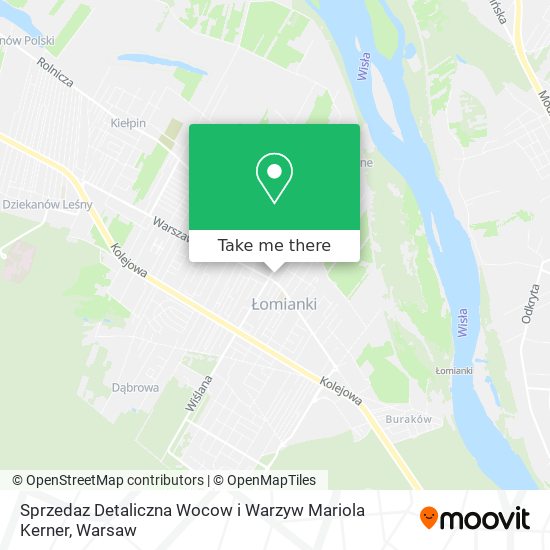 Sprzedaz Detaliczna Wocow i Warzyw Mariola Kerner map