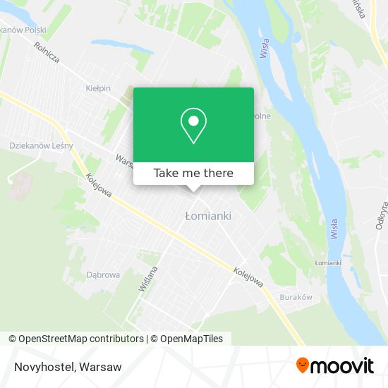 Novyhostel map