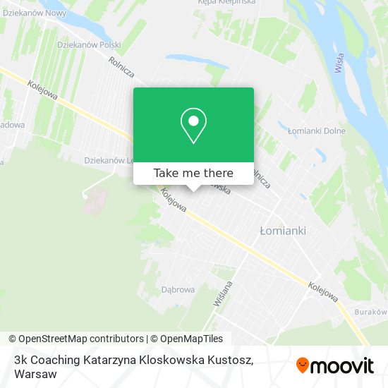 3k Coaching Katarzyna Kloskowska Kustosz map