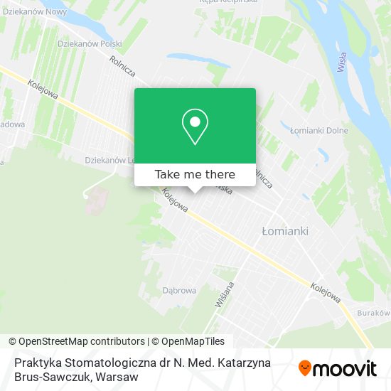 Praktyka Stomatologiczna dr N. Med. Katarzyna Brus-Sawczuk map