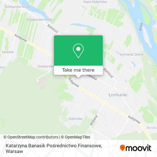 Katarzyna Banasik Pośrednictwo Finansowe map