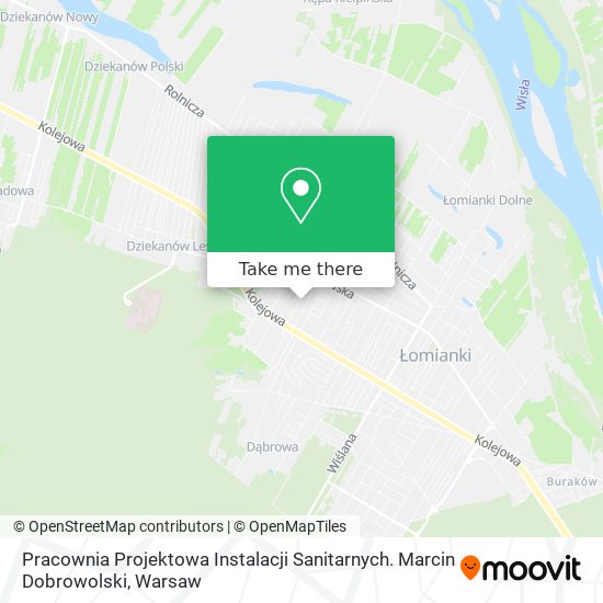 Pracownia Projektowa Instalacji Sanitarnych. Marcin Dobrowolski map