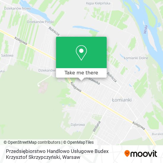 Przedsiębiorstwo Handlowo Usługowe Budex Krzysztof Skrzypczyński map