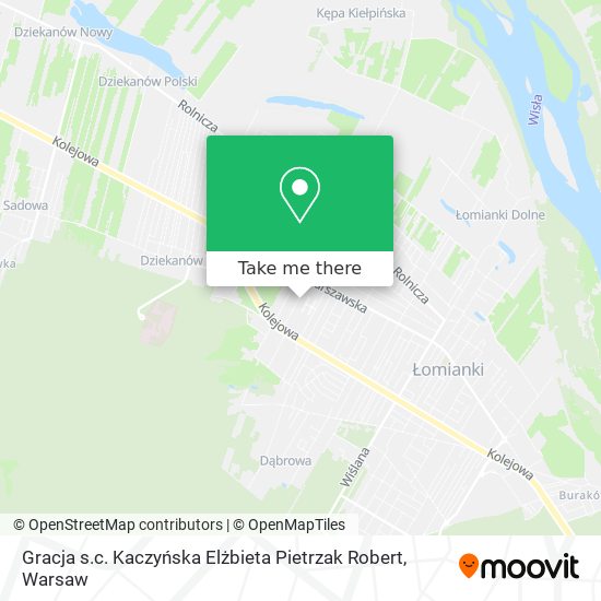 Gracja s.c. Kaczyńska Elżbieta Pietrzak Robert map