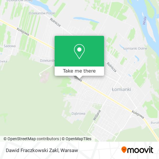 Dawid Fraczkowski Zakl map