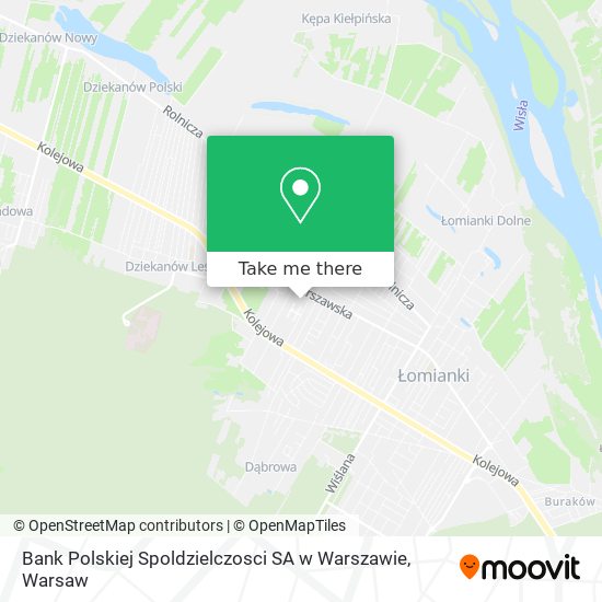 Bank Polskiej Spoldzielczosci SA w Warszawie map