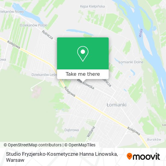 Studio Fryzjersko-Kosmetyczne Hanna Linowska map