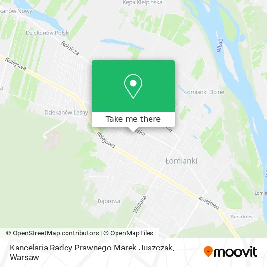 Карта Kancelaria Radcy Prawnego Marek Juszczak