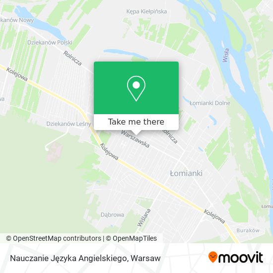 Nauczanie Języka Angielskiego map