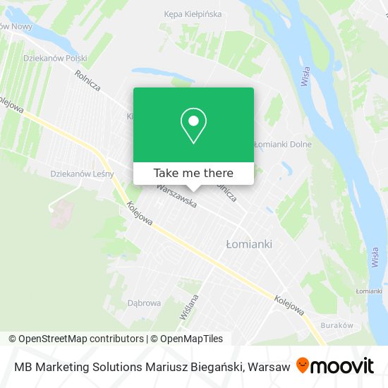 MB Marketing Solutions Mariusz Biegański map