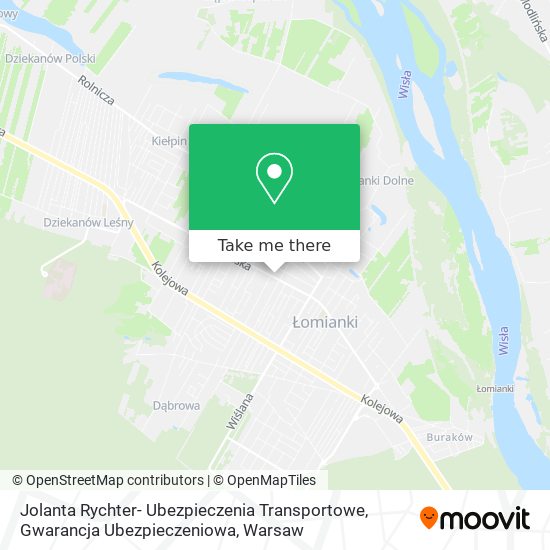 Jolanta Rychter- Ubezpieczenia Transportowe, Gwarancja Ubezpieczeniowa map